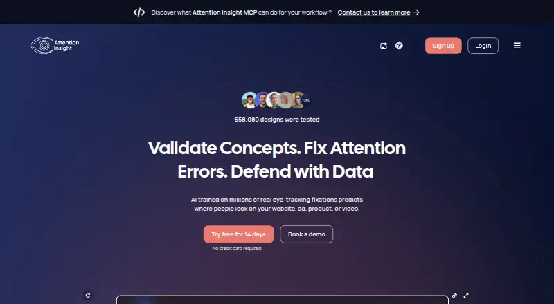 Attention Insight's own site