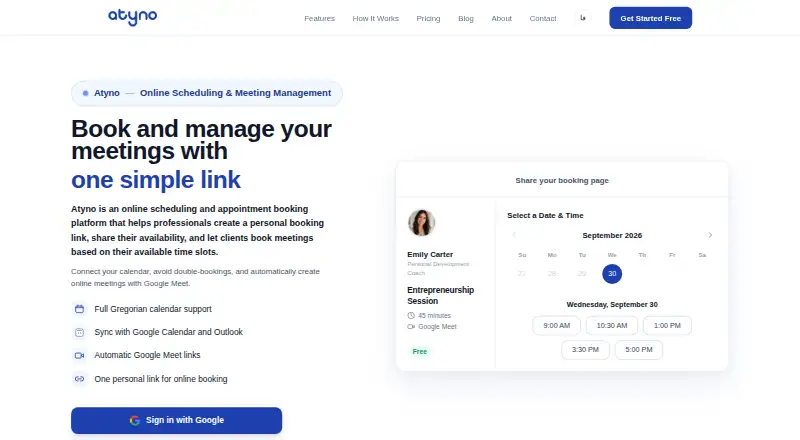 Atyno's own site