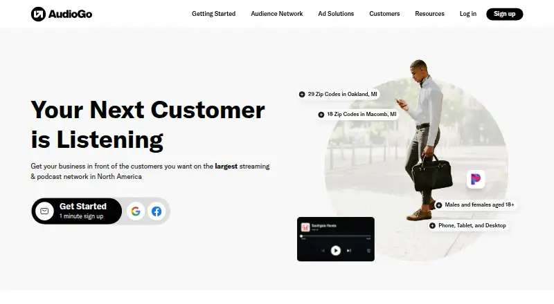 AudioGO's own site