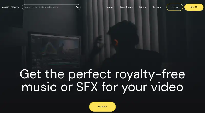 AudioHero's own site
