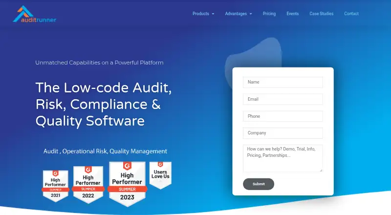 AuditRunner's own site