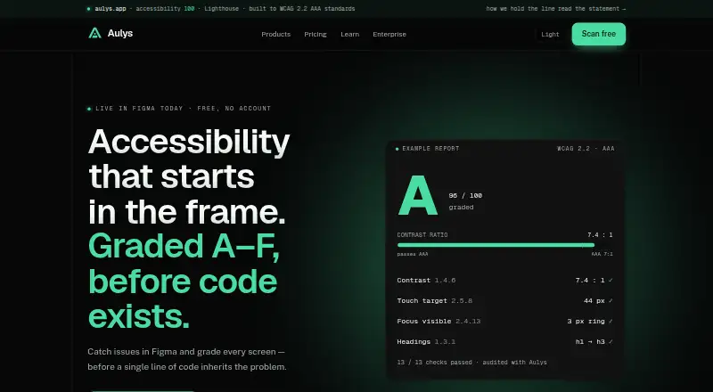Aulys's own site