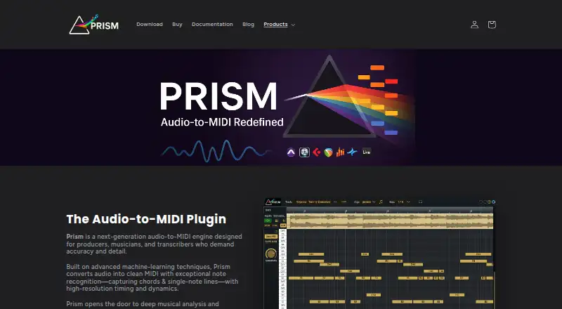Prism's own site