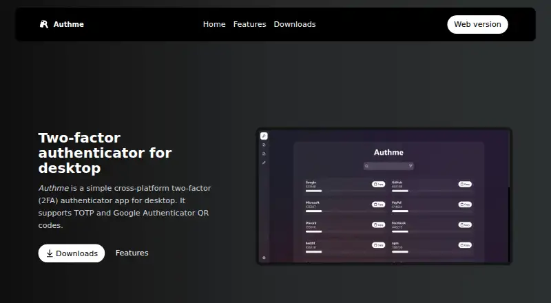 Authme's own site