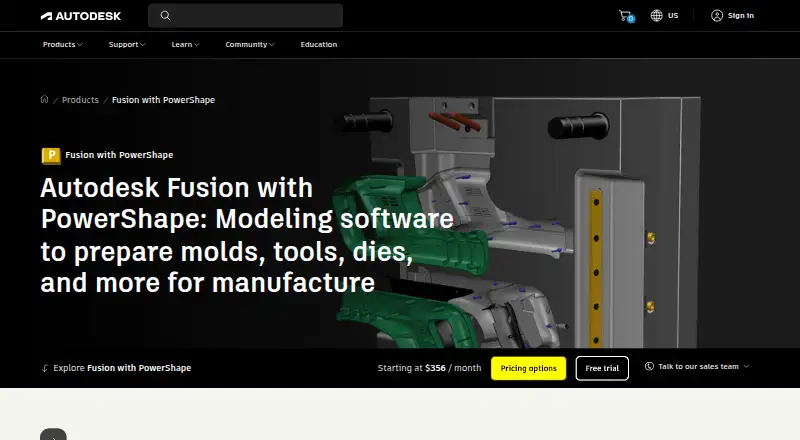 Fusion with PowerShape's own site