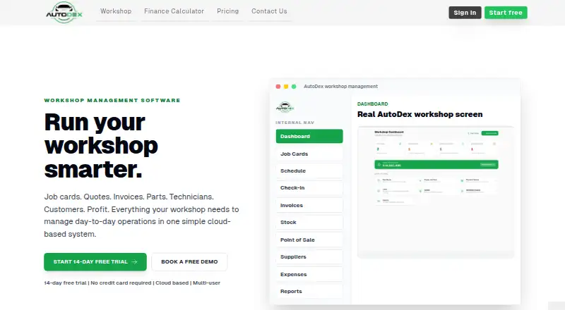 AutoDex DMS's own site