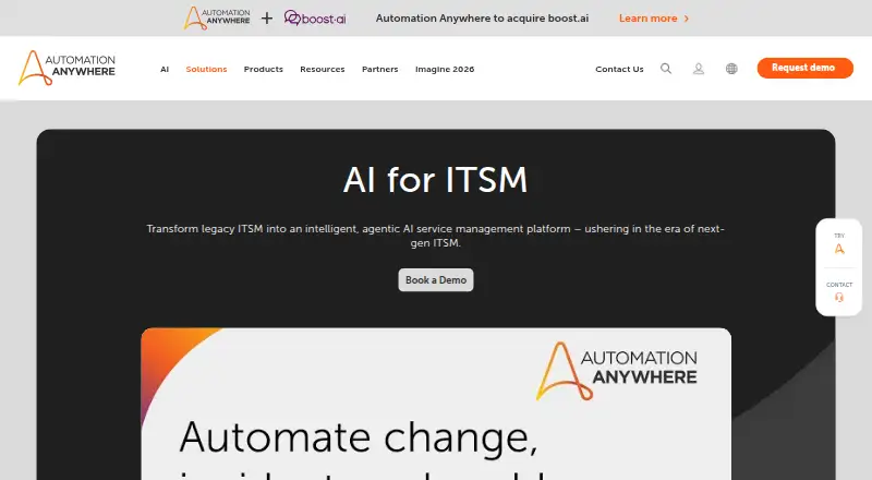 Aisera for ITSM's own site