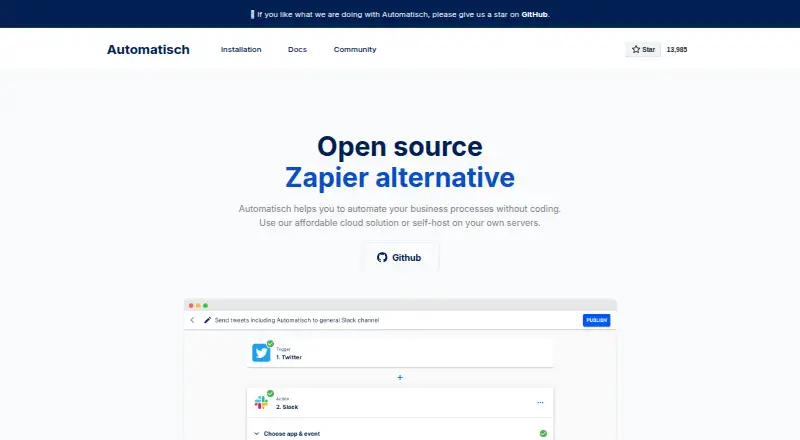 Automatisch's own site