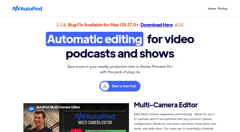 AutoPod's own site