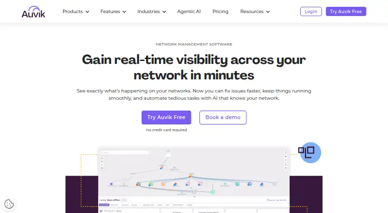Auvik Endpoint Management's own site