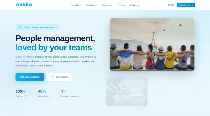 Avidia Core HR's own site