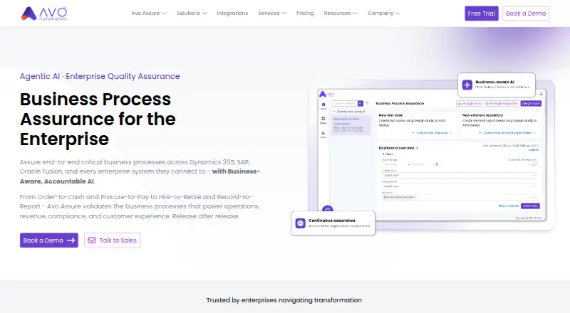 Avo Assure's own site