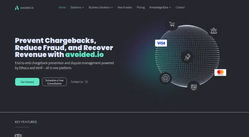 Avoided.io's own site