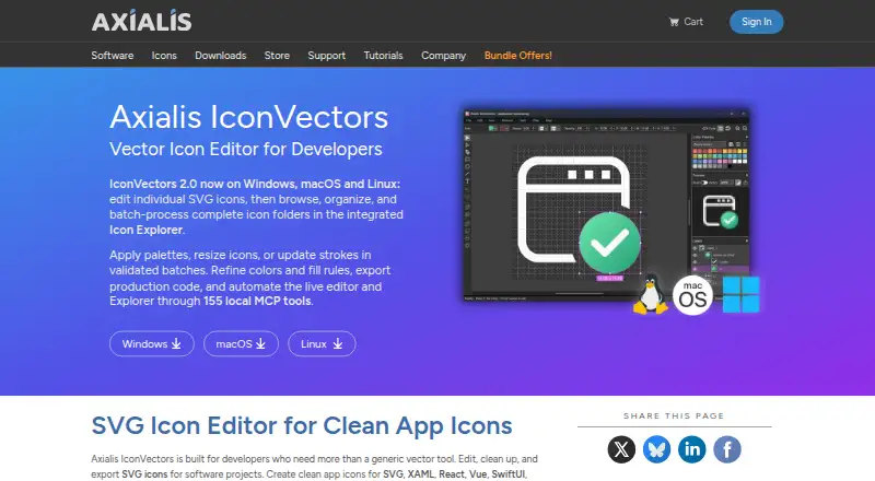 Axialis IconVectors's own site