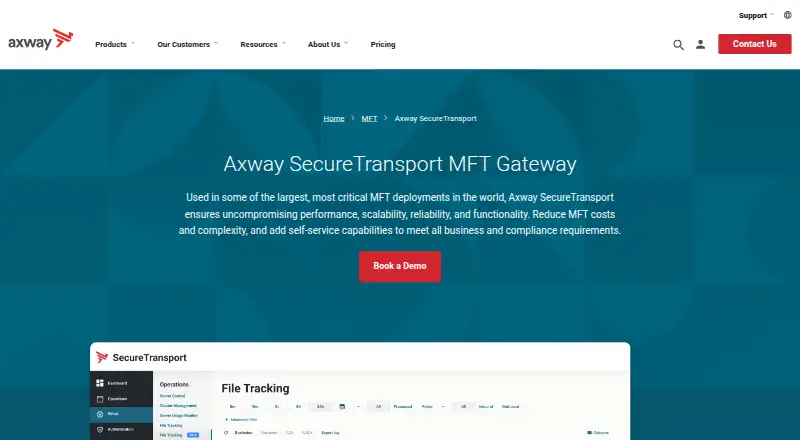 Axway Amplify API Management's own site