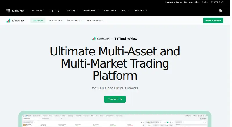 B2TRADER's own site