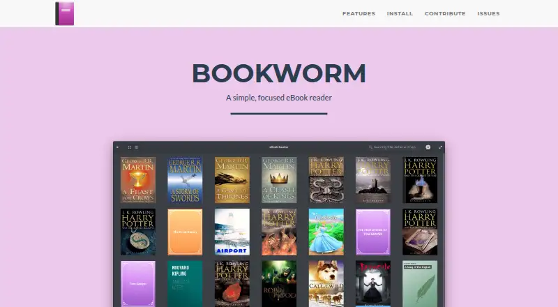 Bookworm's own site