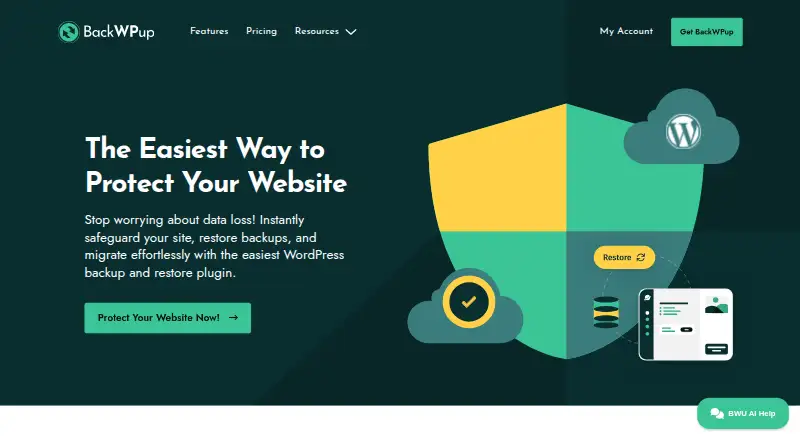 BackWPup's own site