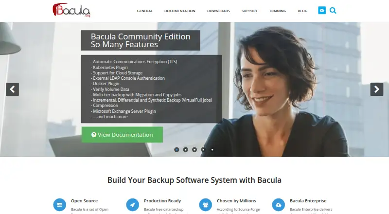 Bacula Community's own site