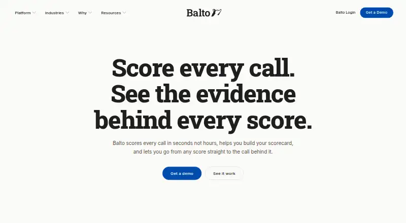 Balto Quality Assurance's own site