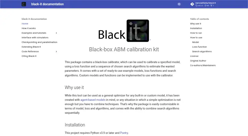 Black-it's own site