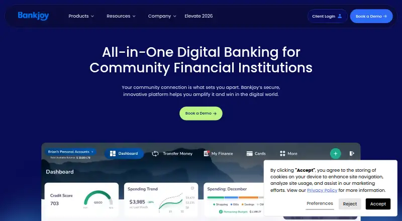 Bankjoy's own site