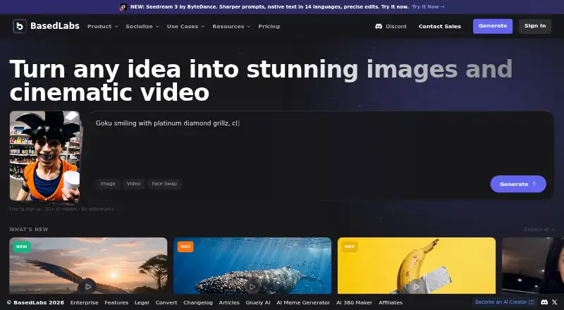 BasedLabs's own site