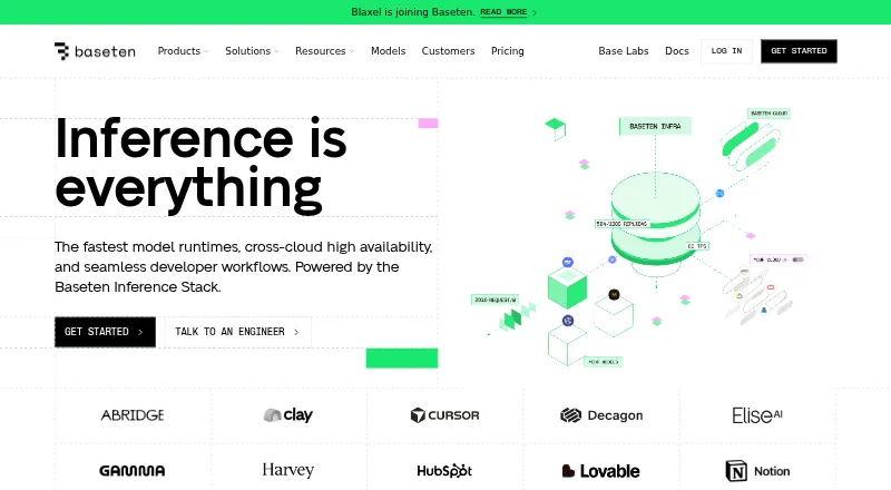 Baseten's own site