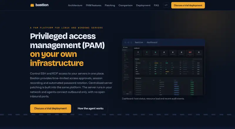 Bastion's own site