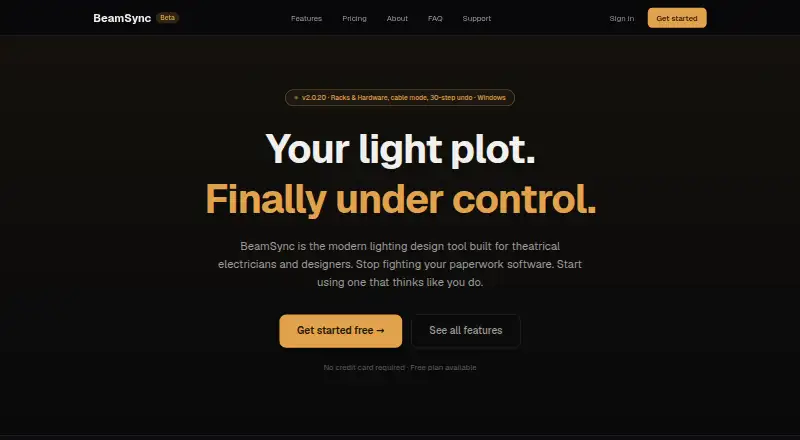 BeamSync's own site