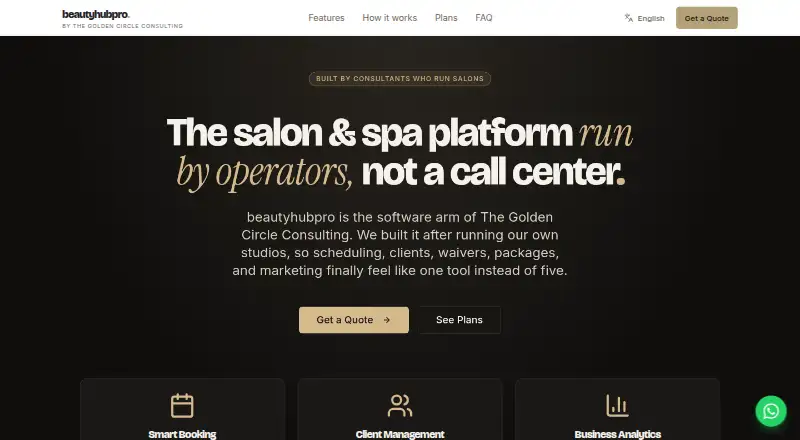 BeautyHub Pro's own site