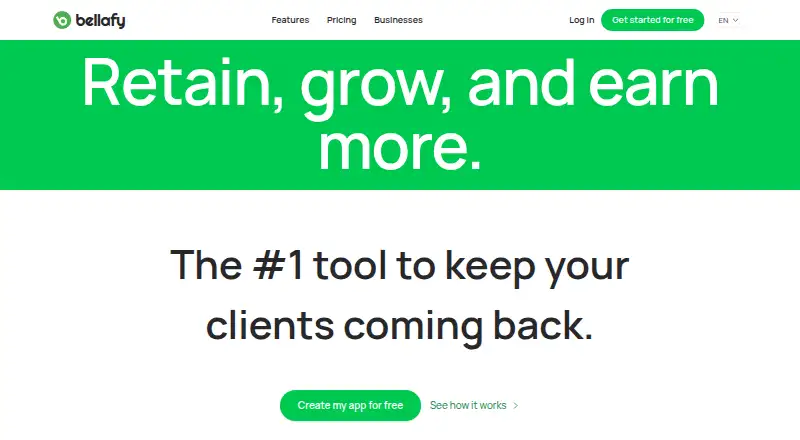 Bellafy's own site