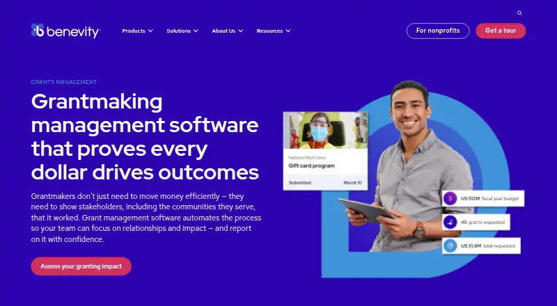 Benevity Grants's own site