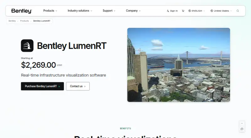 Bentley LumenRT's own site
