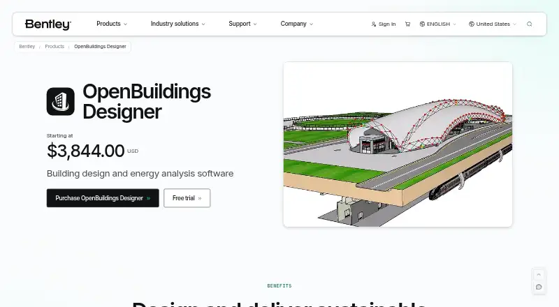 OpenBuildings Designer's own site