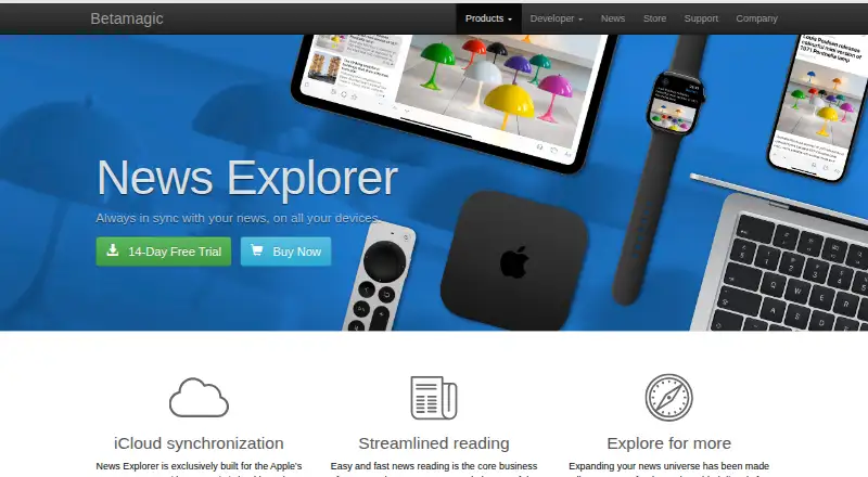 News Explorer's own site