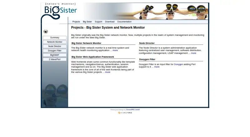 Big Sister's own site