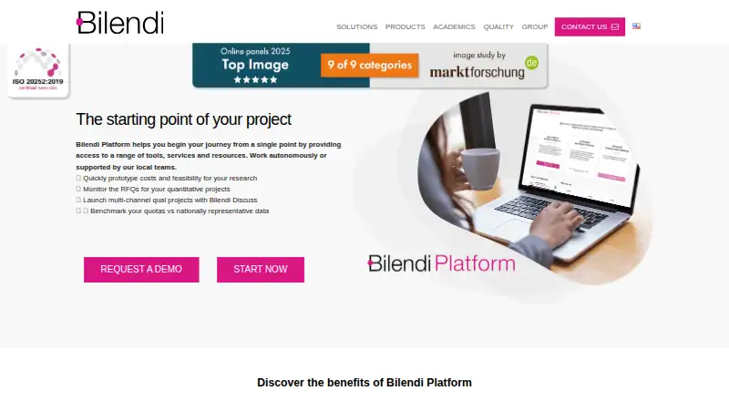 Bilendi Platform's own site