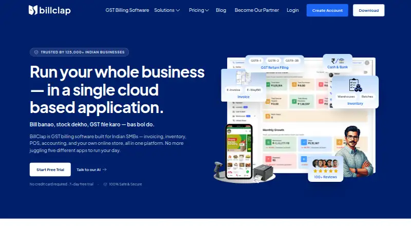 BillClap's own site