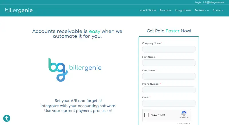 Biller Genie's own site