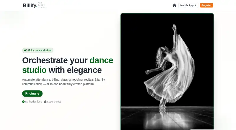 Billify's own site