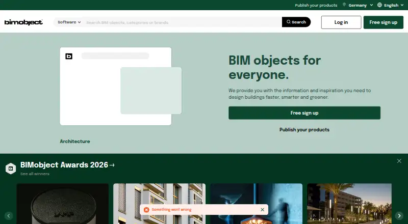 BIMobject's own site