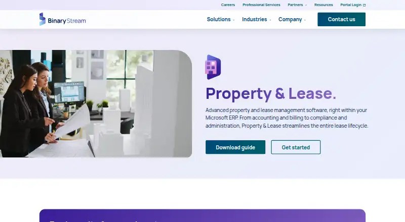 Binary Stream Property & Lease Management's own site