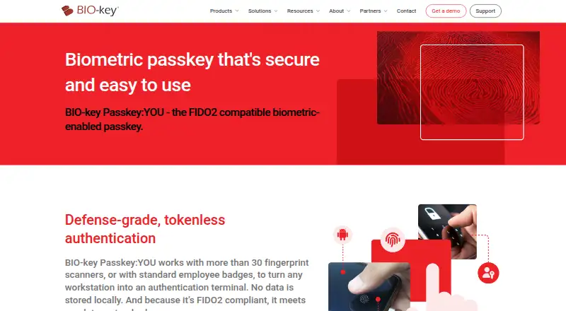 BIO-key PortalGuard IAM platform's own site