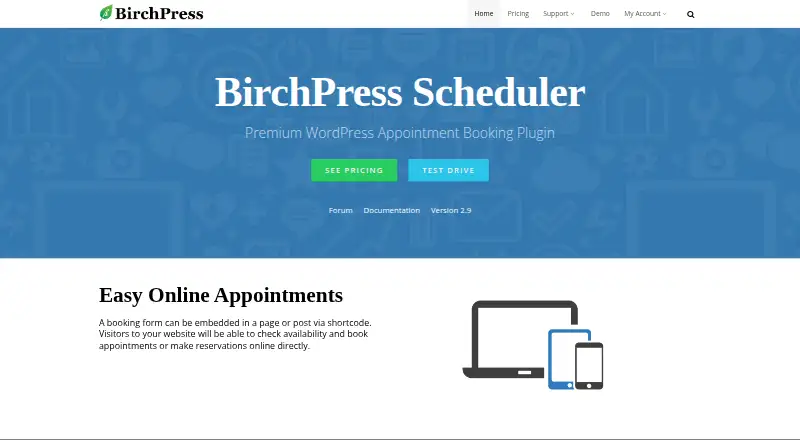 BirchPress Scheduler's own site
