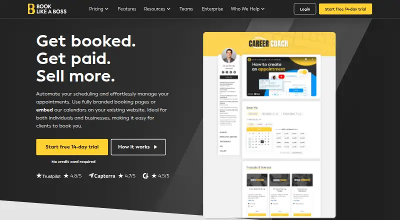 Book Like A Boss's own site
