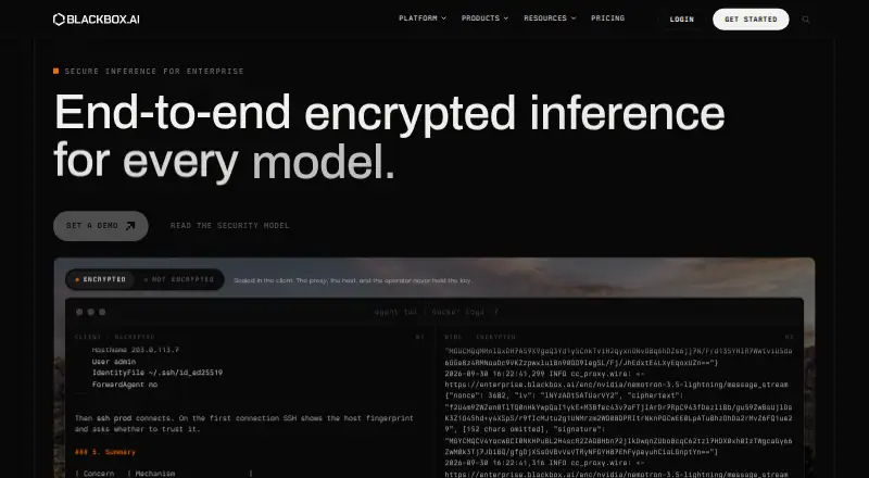 BLACKBOX AI's own site