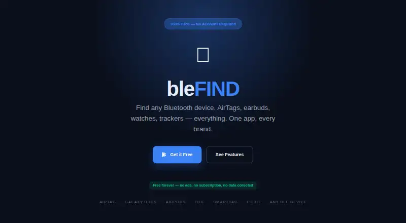 bleFIND's own site