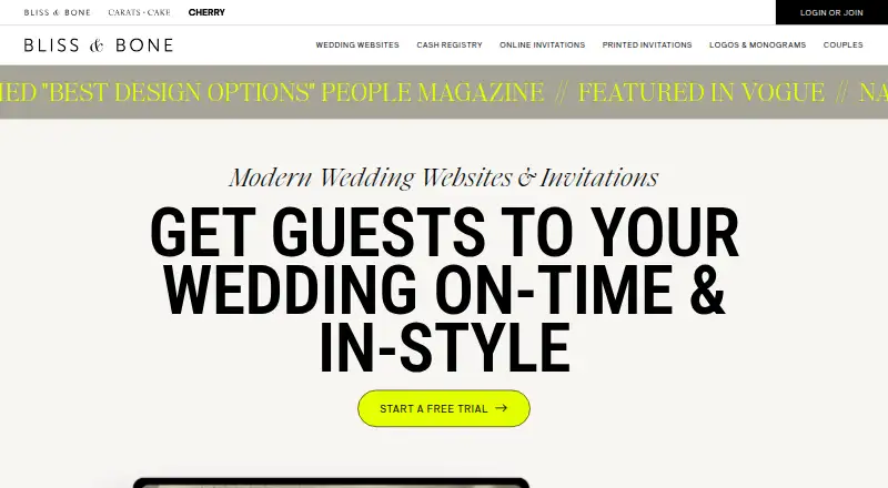 Bliss & Bone's own site