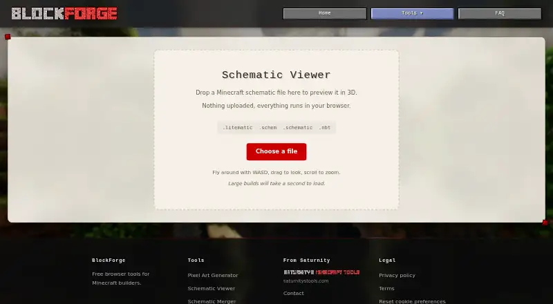 BlockForge Schematic Viewer's own site